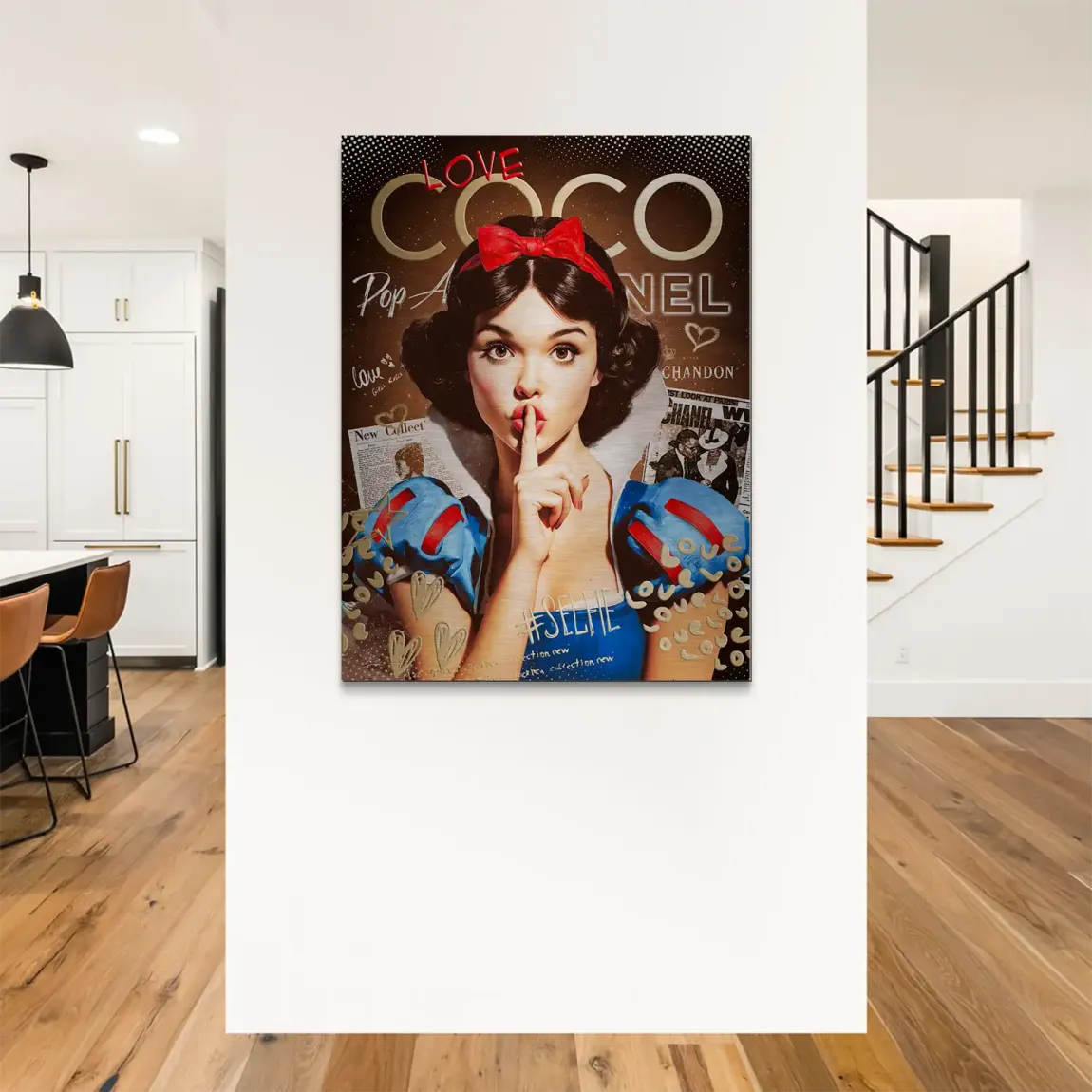 Schneewittchen Coco Glam Alu Gebürstet Bild