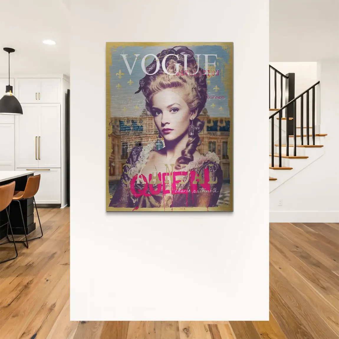 Marie Antoinette Vogue Alu Gebürstet Bild