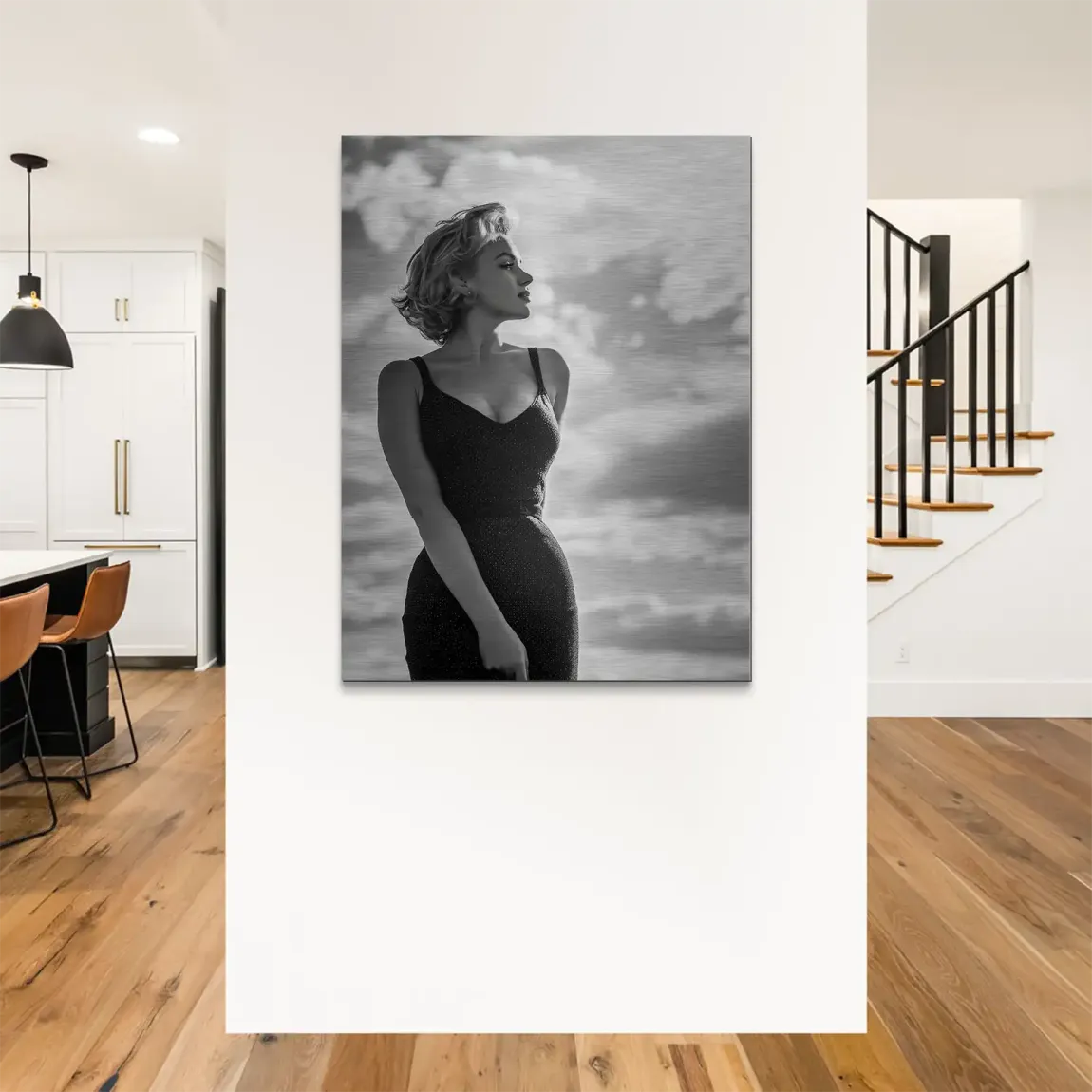 Marilyn Sunset Grace Alu Gebürstet Bild