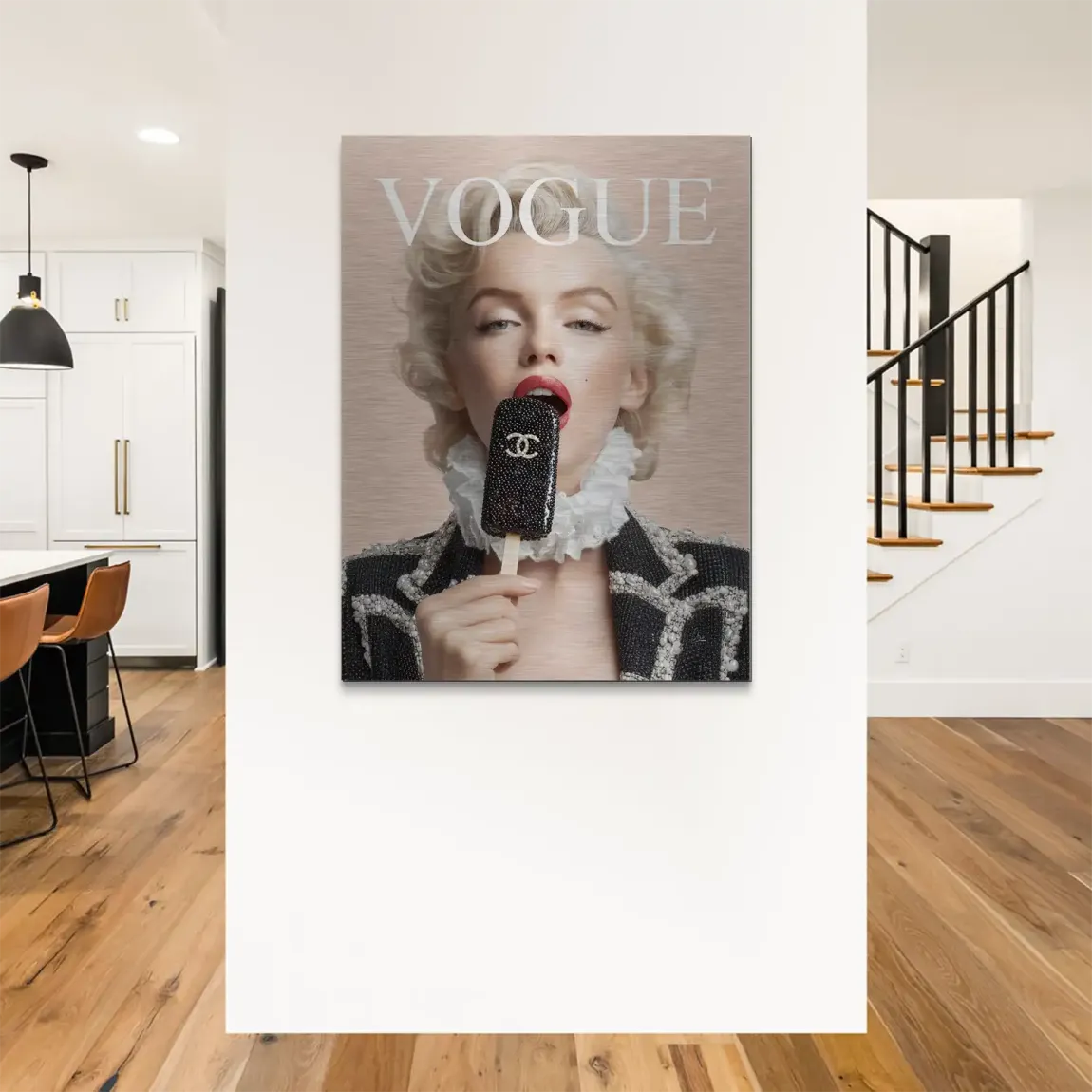 Marilyn Coco Eis Alu Gebürstet Bild