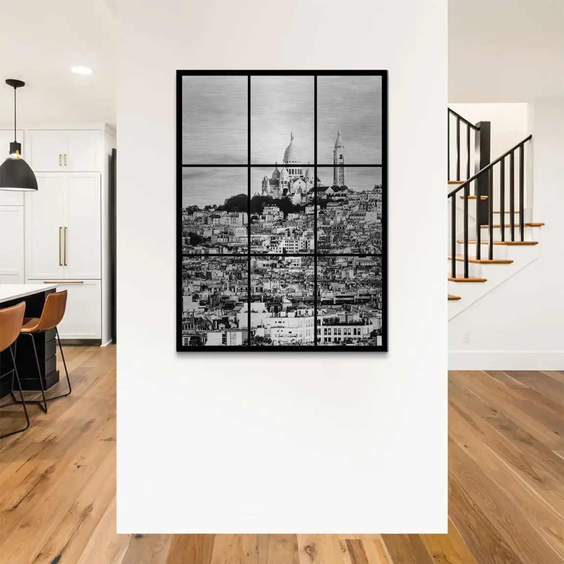 Montmartre Paris Alu Gebürstet Bild