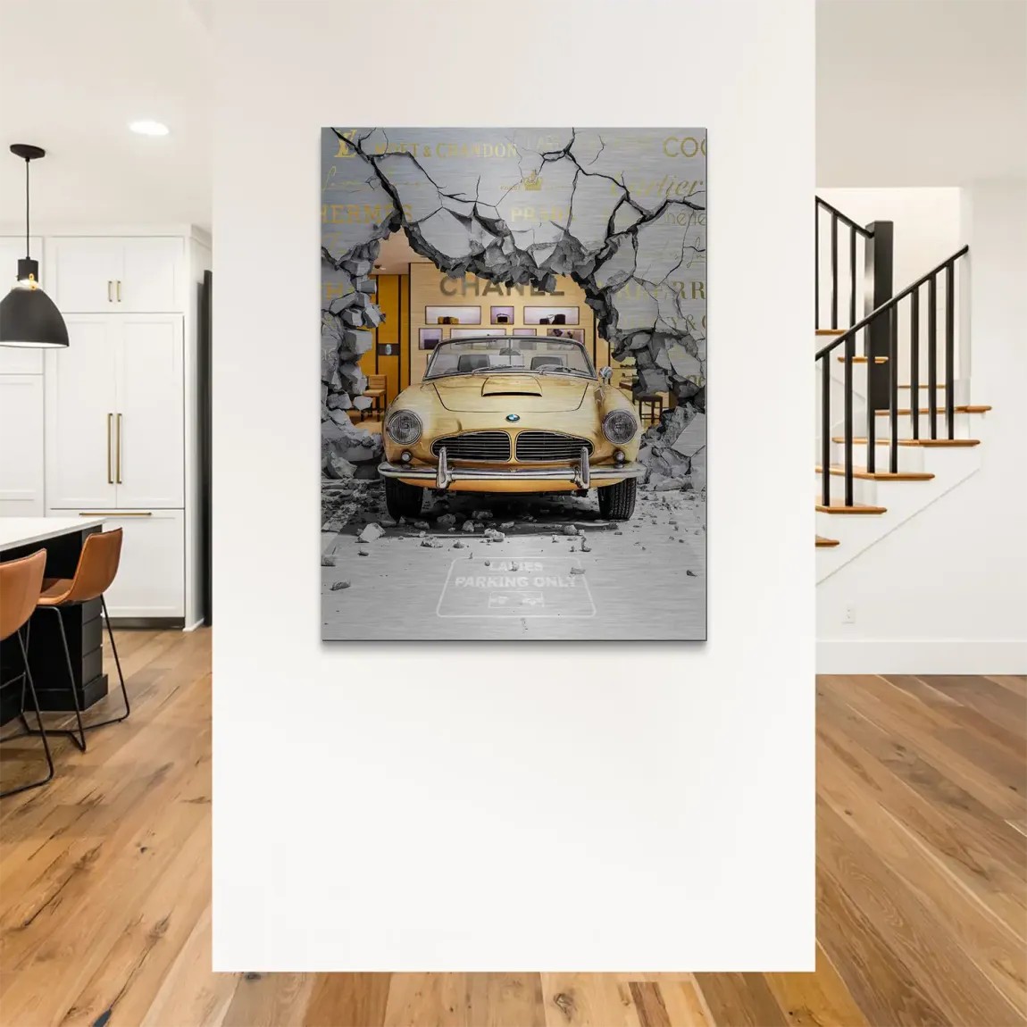 Luxury Shopping Alu Gebürstet Bild