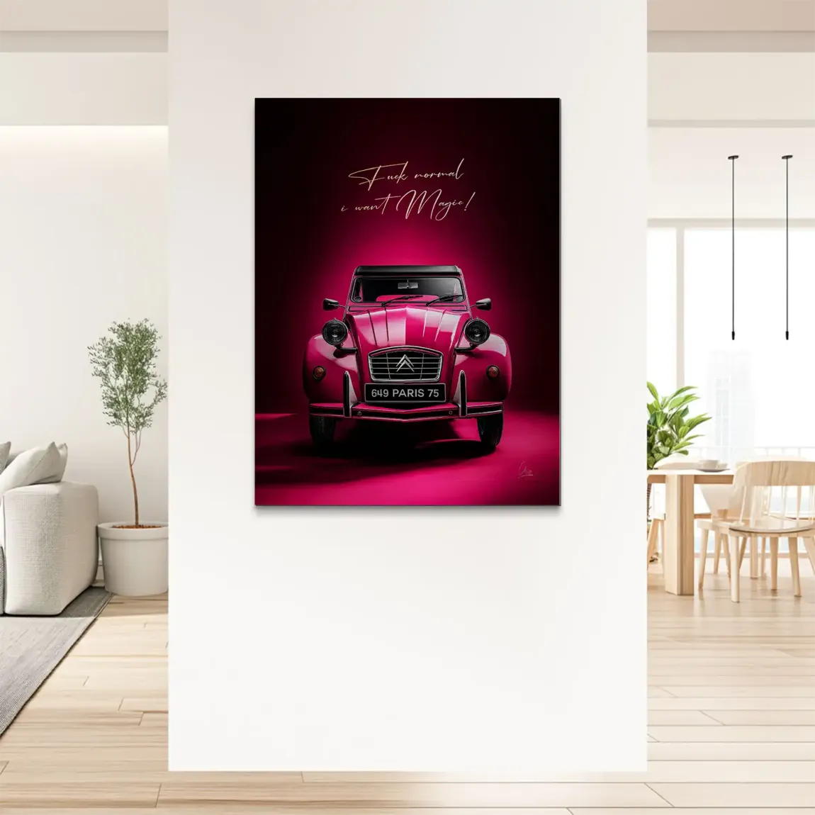 Pink Magic 2CV Alu Gebürstet Bild