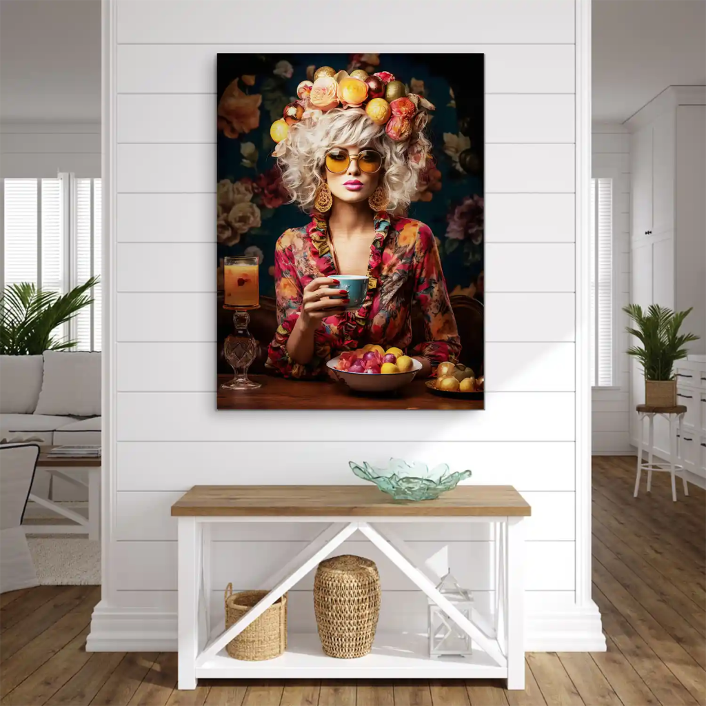 Beauty Bohemian Style Alu Gebürstet Bild INGALERIE