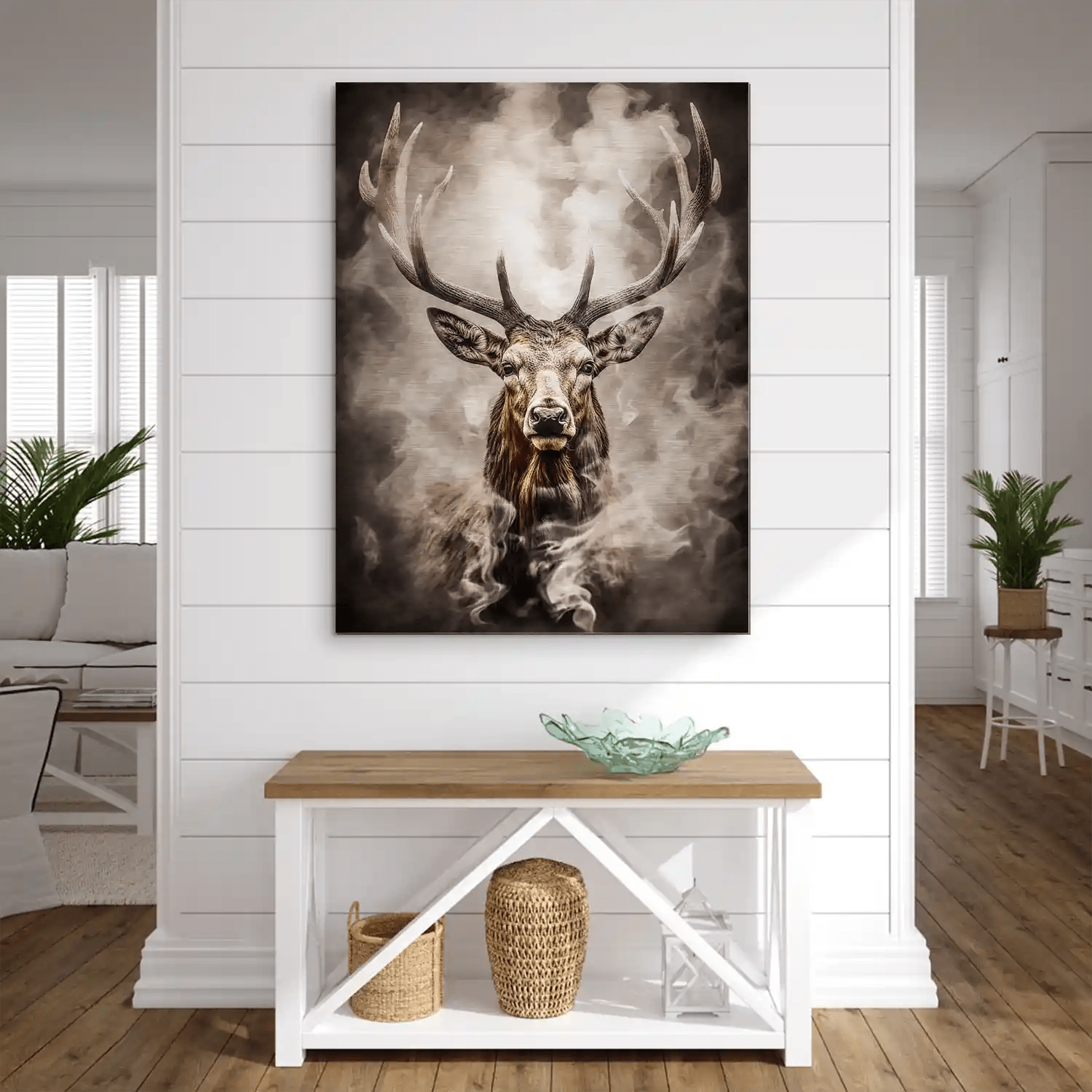 Hirsch Modern Aludibond Gebürstet INGALERIE