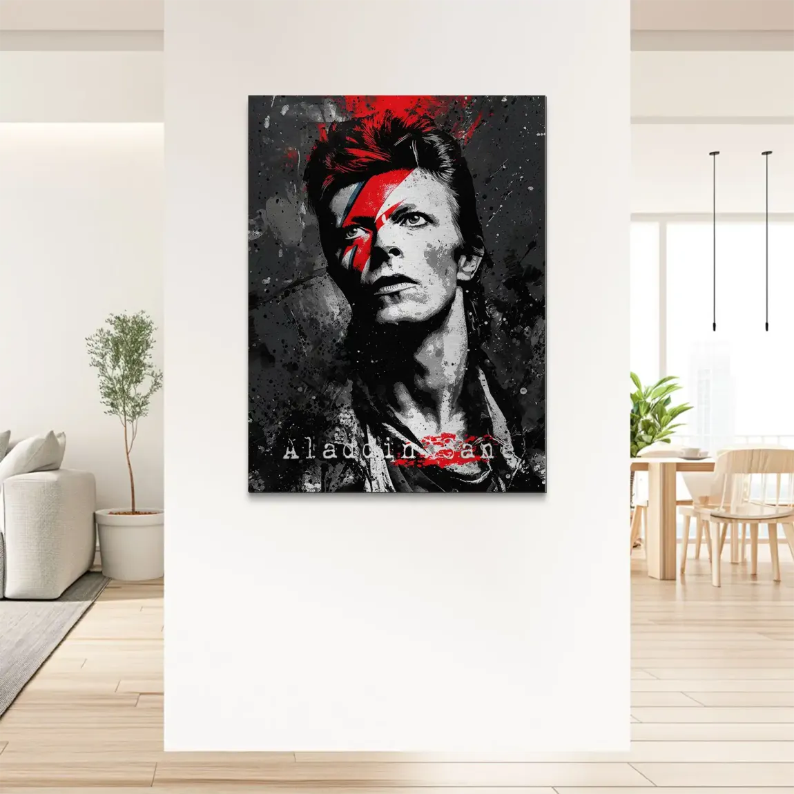 David Bowie Starlight Alu Gebürstet Bild