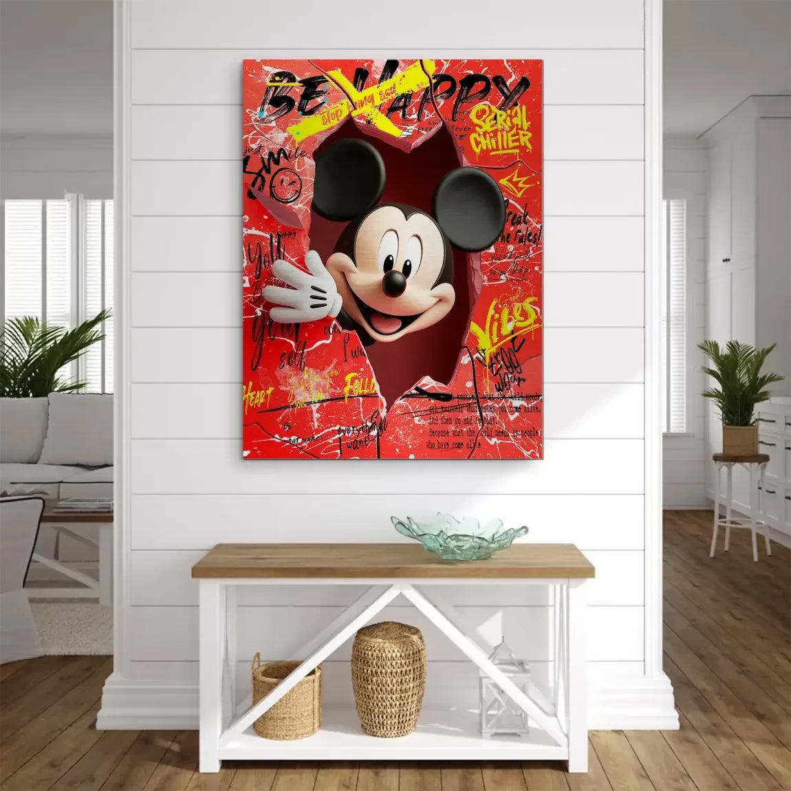 Charming Smile Micky Mouse Aludibond Gebürstet INGALERIE