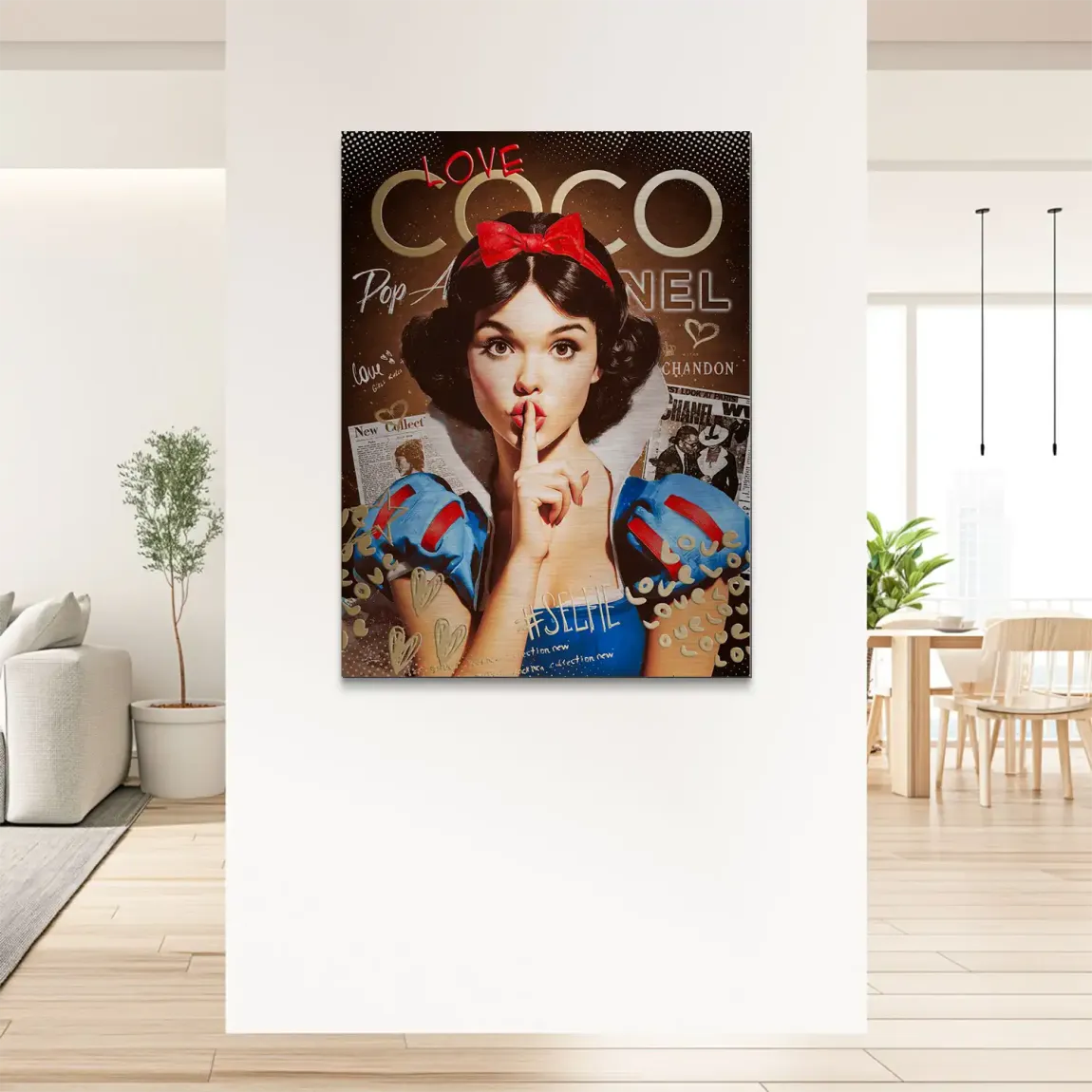Schneewittchen Coco Glam Alu Gebürstet Bild