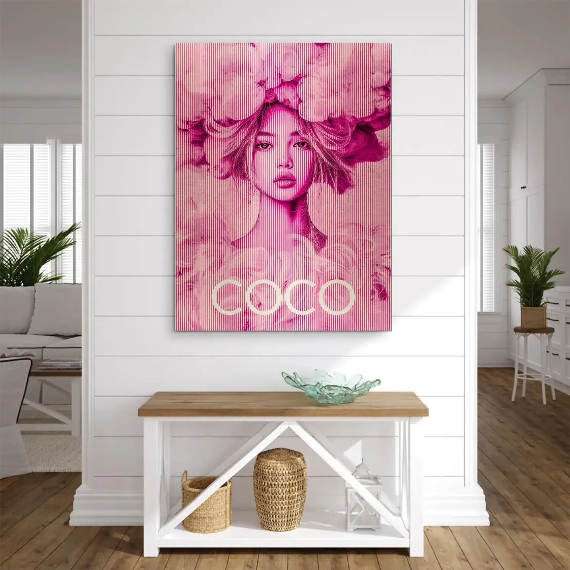 Coco Vision in Pink Aludibond Gebürstet INGALERIE