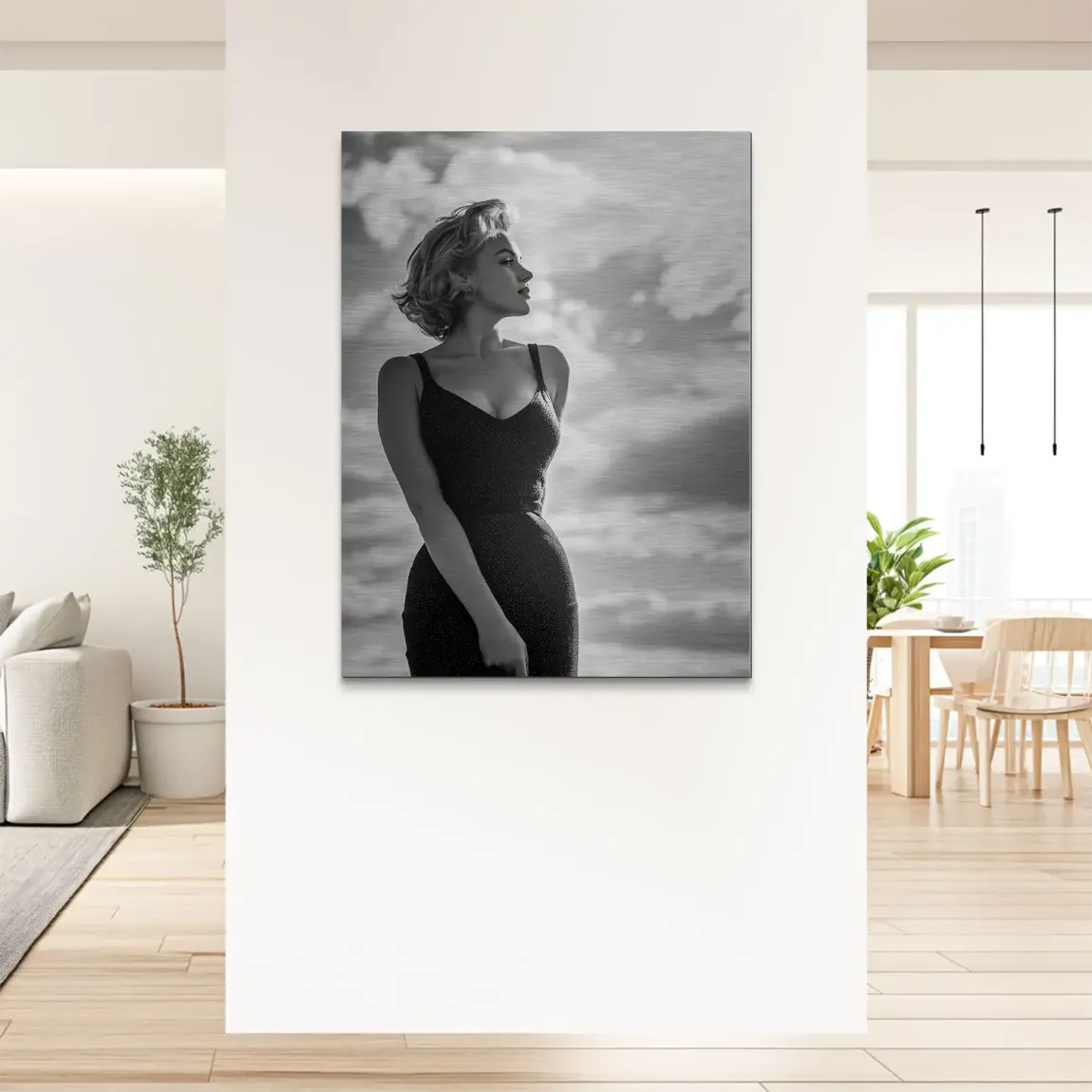 Marilyn Sunset Grace Alu Gebürstet Bild