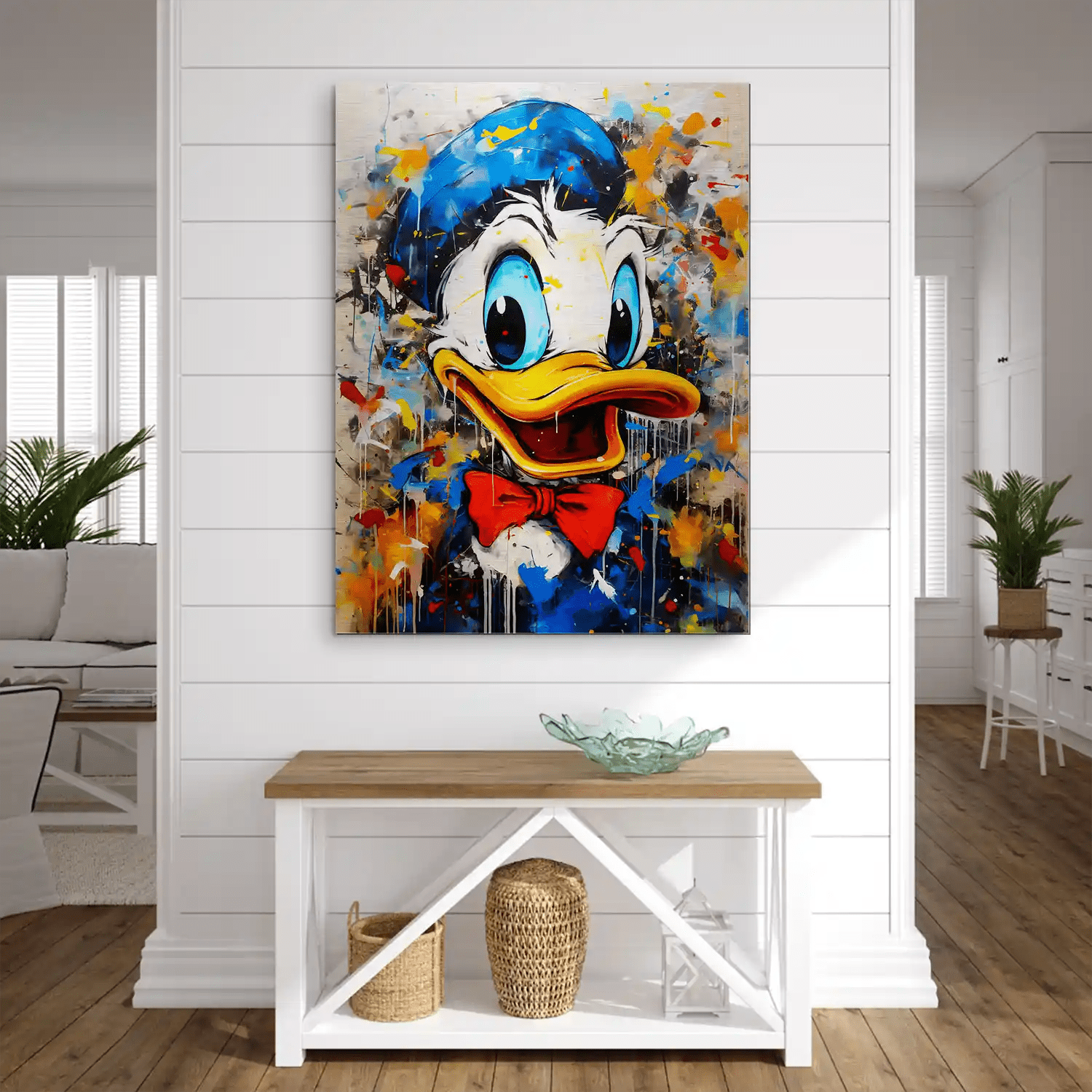 Donald Abstrakt Style Aludibond Gebürstet INGALERIE