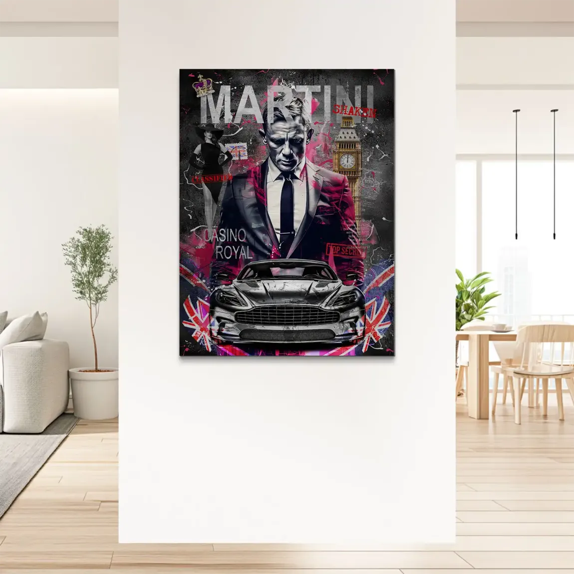 James Bond Royale Martini Alu Gebürstet Bild