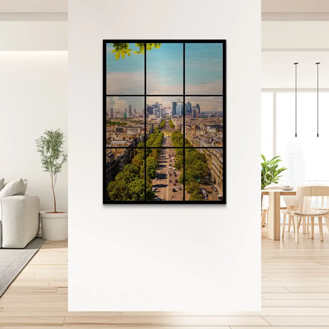 Avenue Lumière Paris Alu Gebürstet Bild