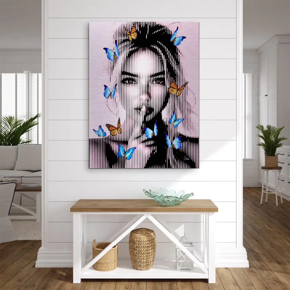 Silent Butterfly Aludibond Gebürstet INGALERIE