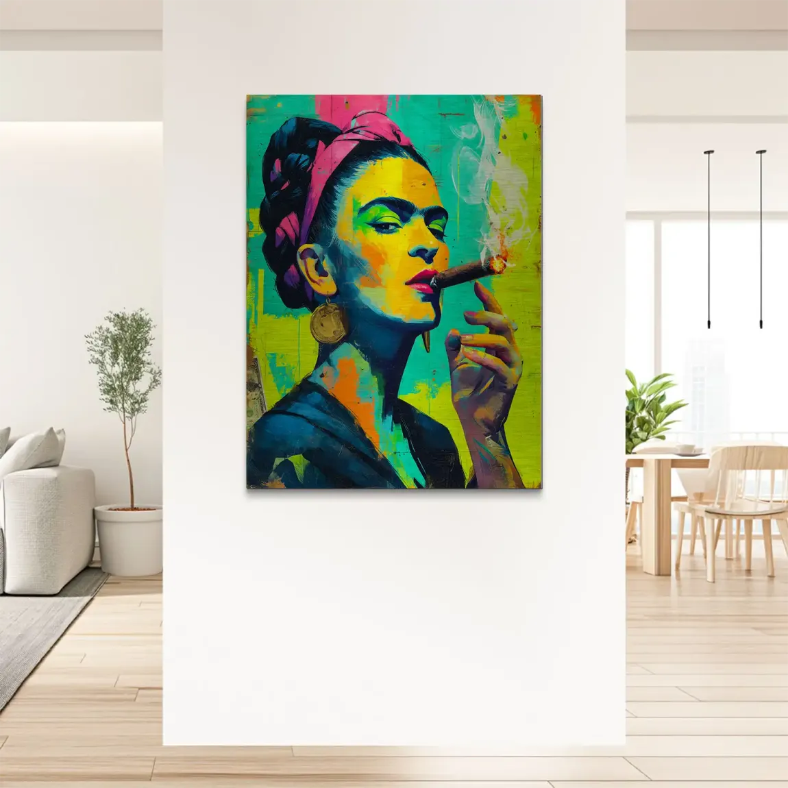 Frida Smoke Queen Alu Gebürstet Bild