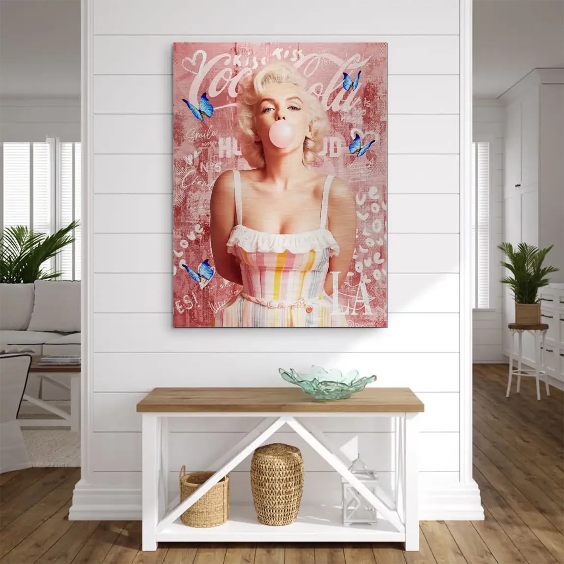 Bubble Pop Hollywood Alu Gebürstet Bild INGALERIE