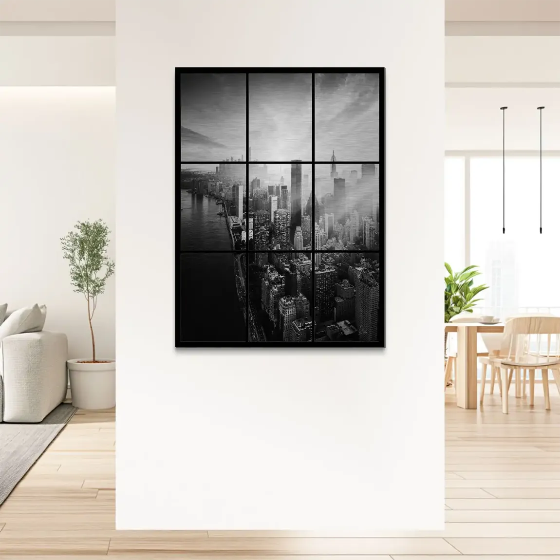 Silent Heights New York Alu Gebürstet Bild