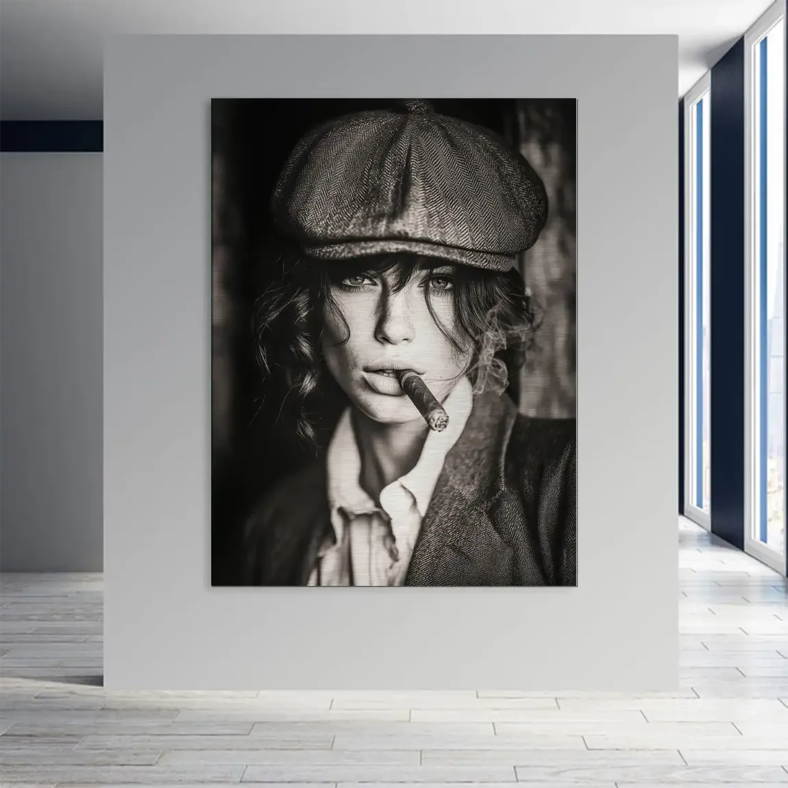 Beauty of Smoke and Silence Aludibond Gebürstet INGALERIE
