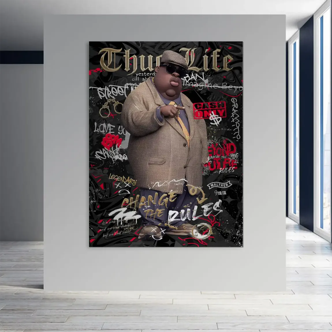 Thug Life Royalty Aludibond Gebürstet INGALERIE