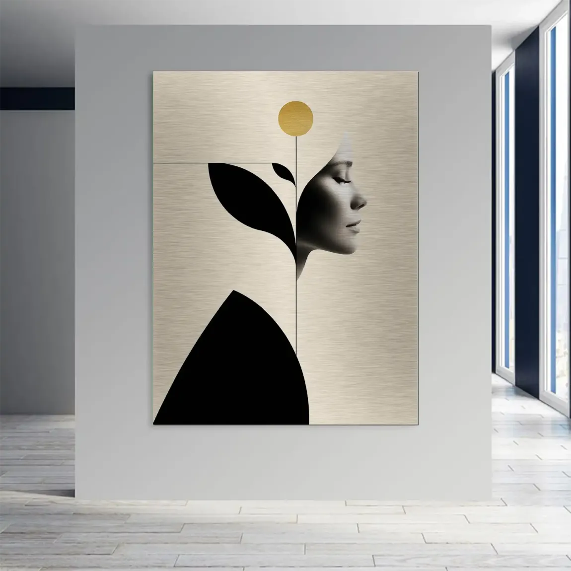 Whisper of Forme Alu Gebürstet Bild INGALERIE