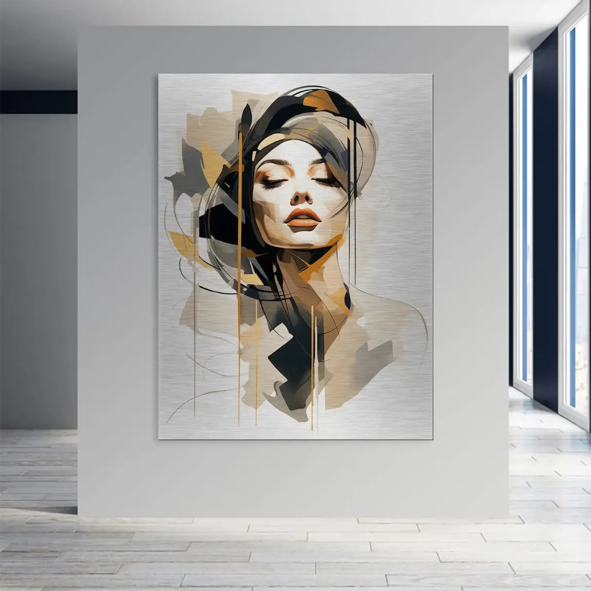 Whispers of Elegance Alu Gebürstet Bild INGALERIE