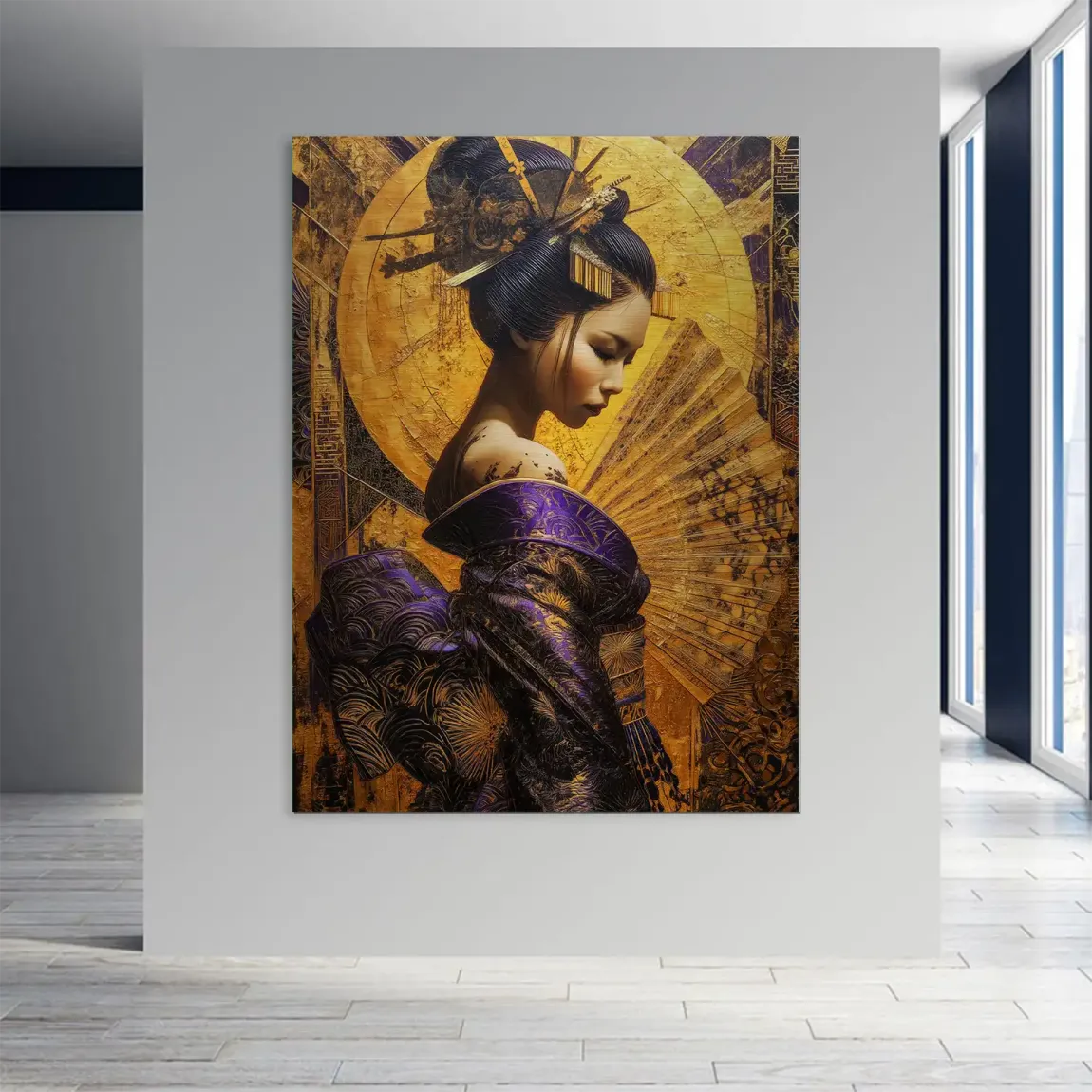 Silk Dynasty Beauty Aludibond Gebürstet INGALERIE