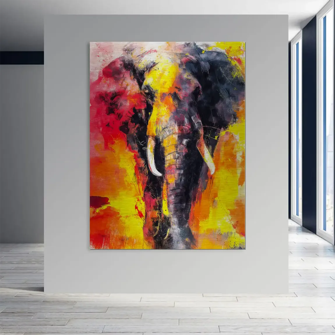 Majestic Elefant Aludibond Gebürstet INGALERIE