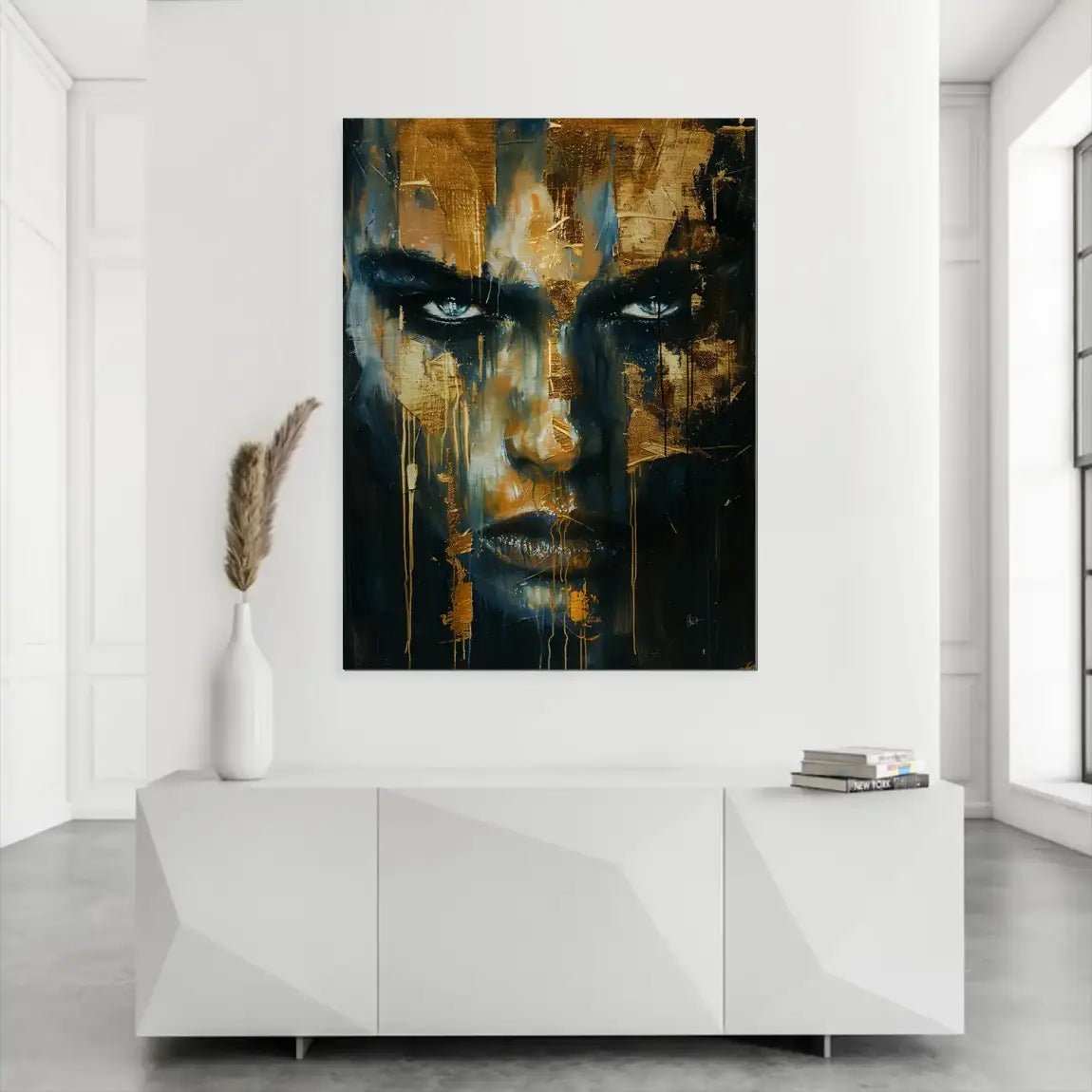 Abstrakt Man Nr.2 Aludibond Gebürstet INGALERIE