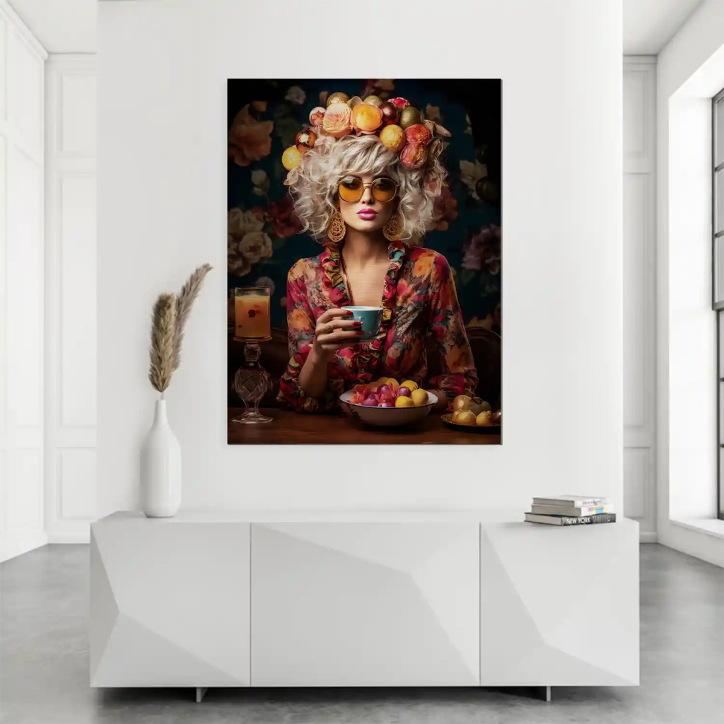 Beauty Bohemian Style Alu Gebürstet Bild INGALERIE