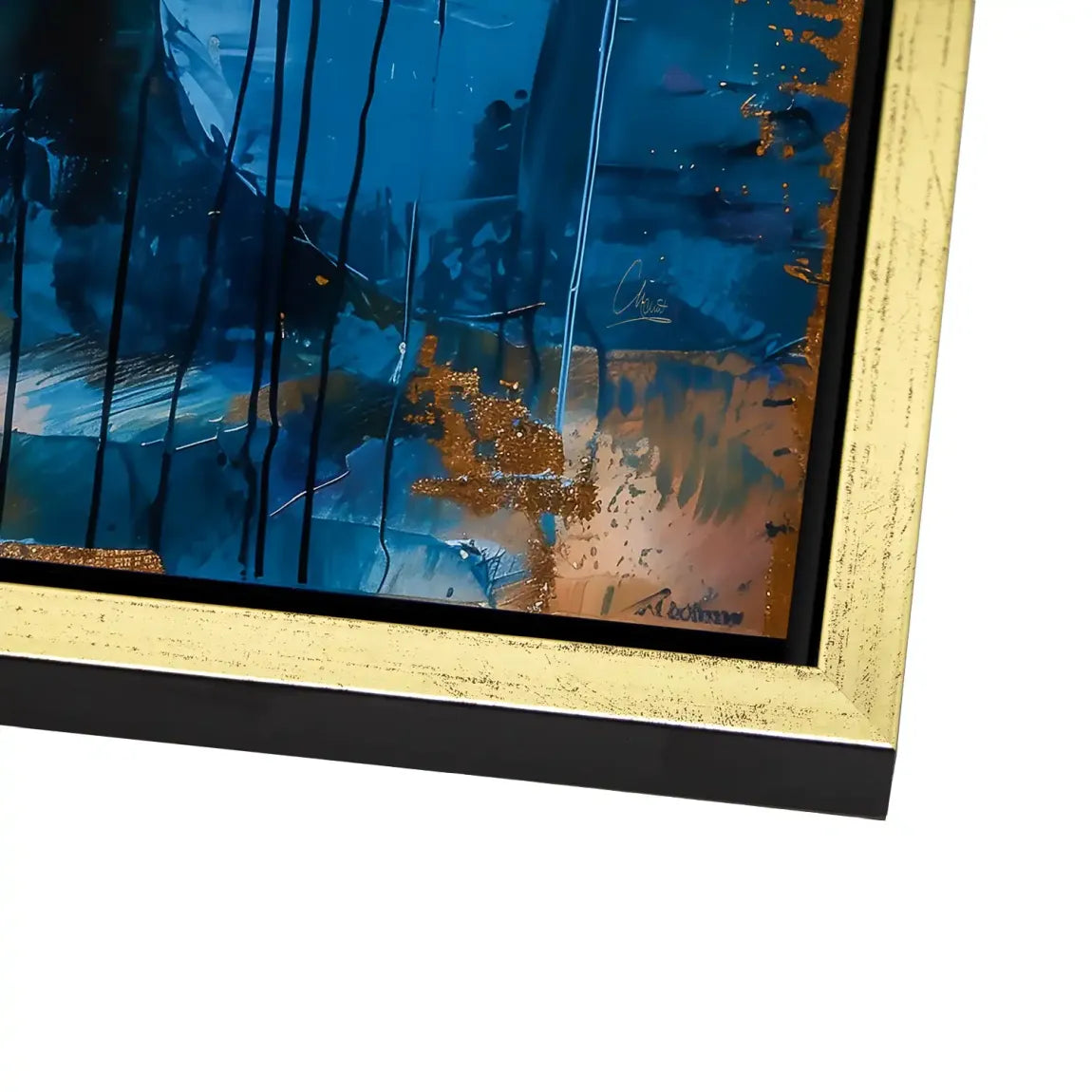 Blue Mystery Alu Dibond Bild