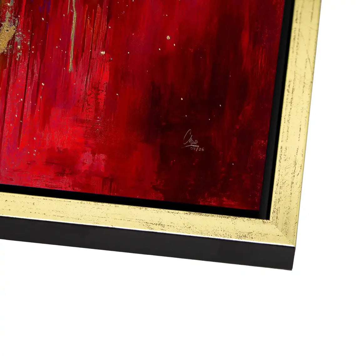Roter Elefant Alu Dibond Wandbild