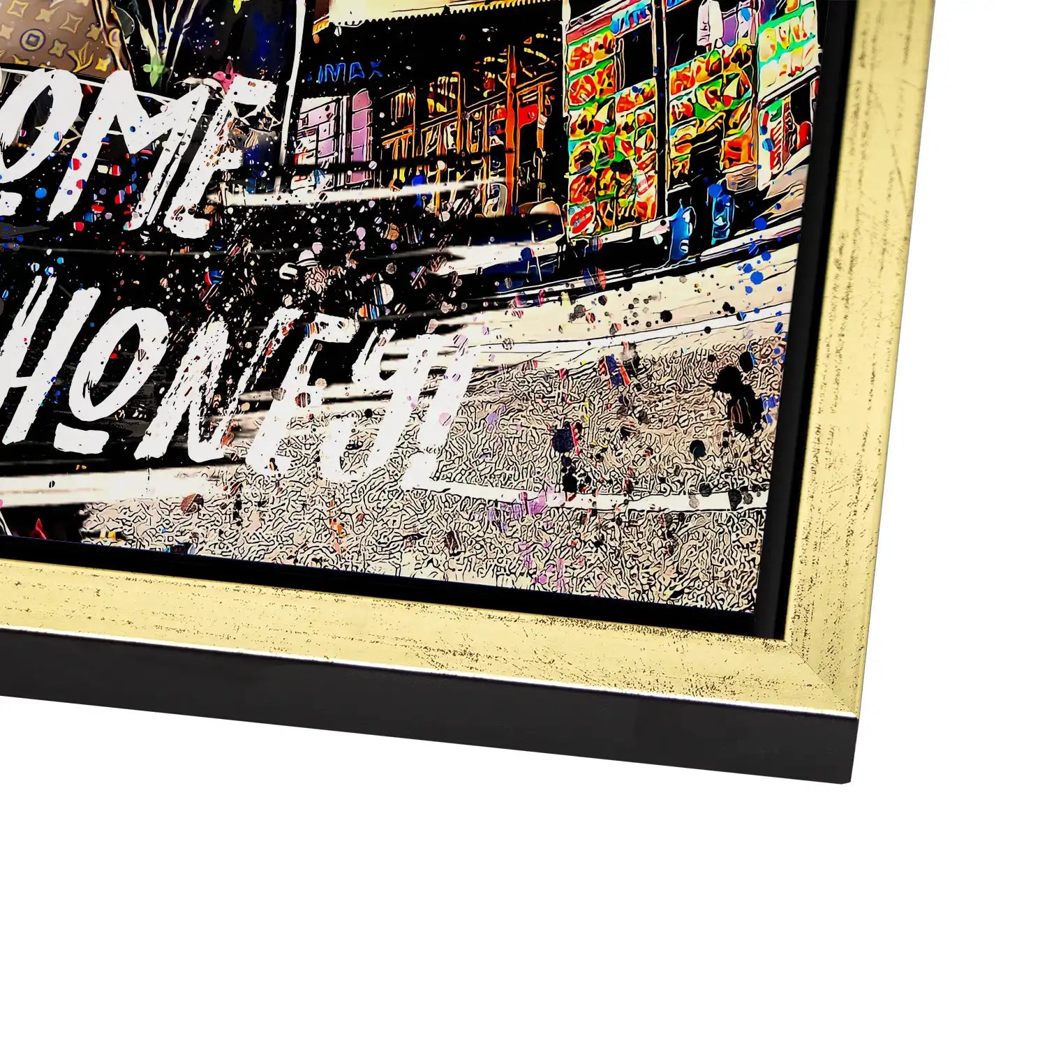 Micky & Minnie Gangster Goes Shopping AluDibond Bild INGALERIE