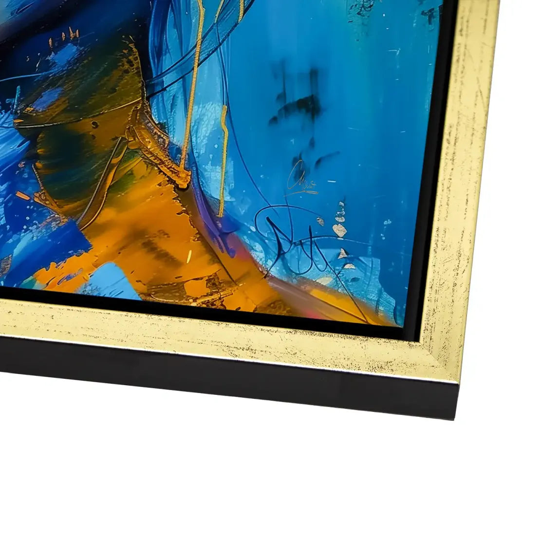 Golden Shade Alu Dibond Bild