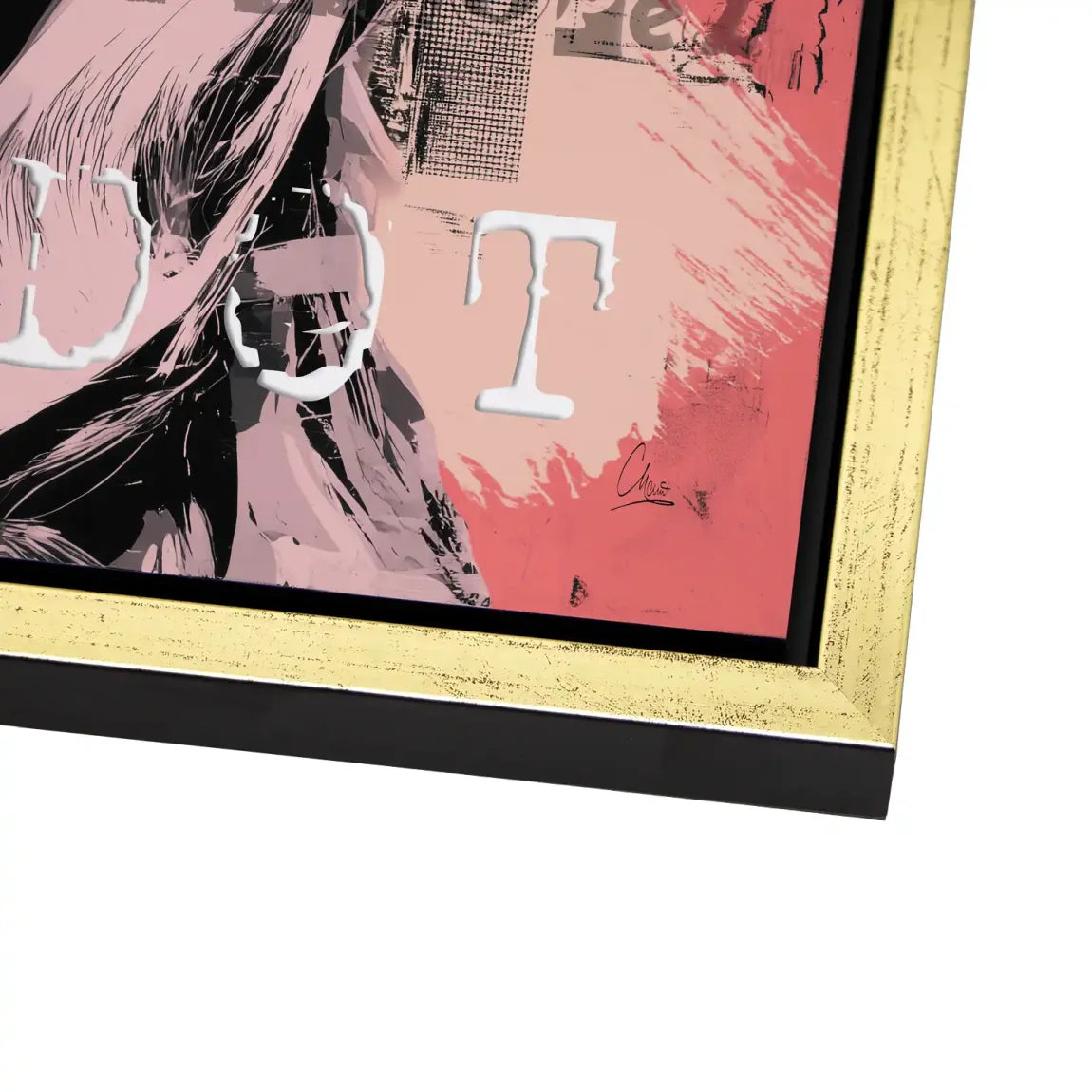 Bardot Chanel Art Alu Dibond Wandbild