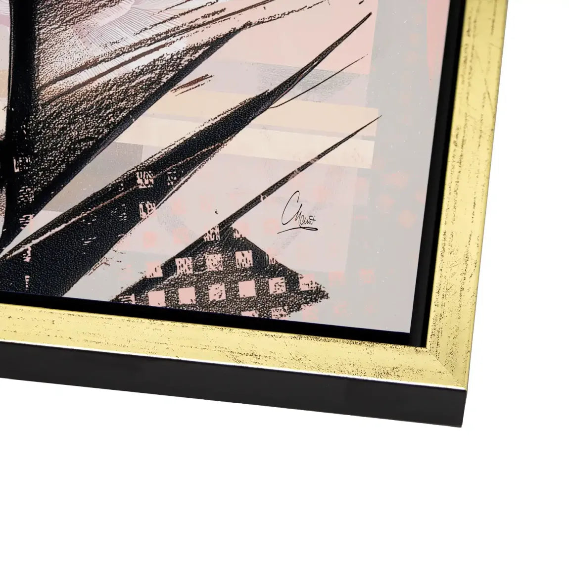 Soft Kiss Abstrakt Alu Dibond Bild