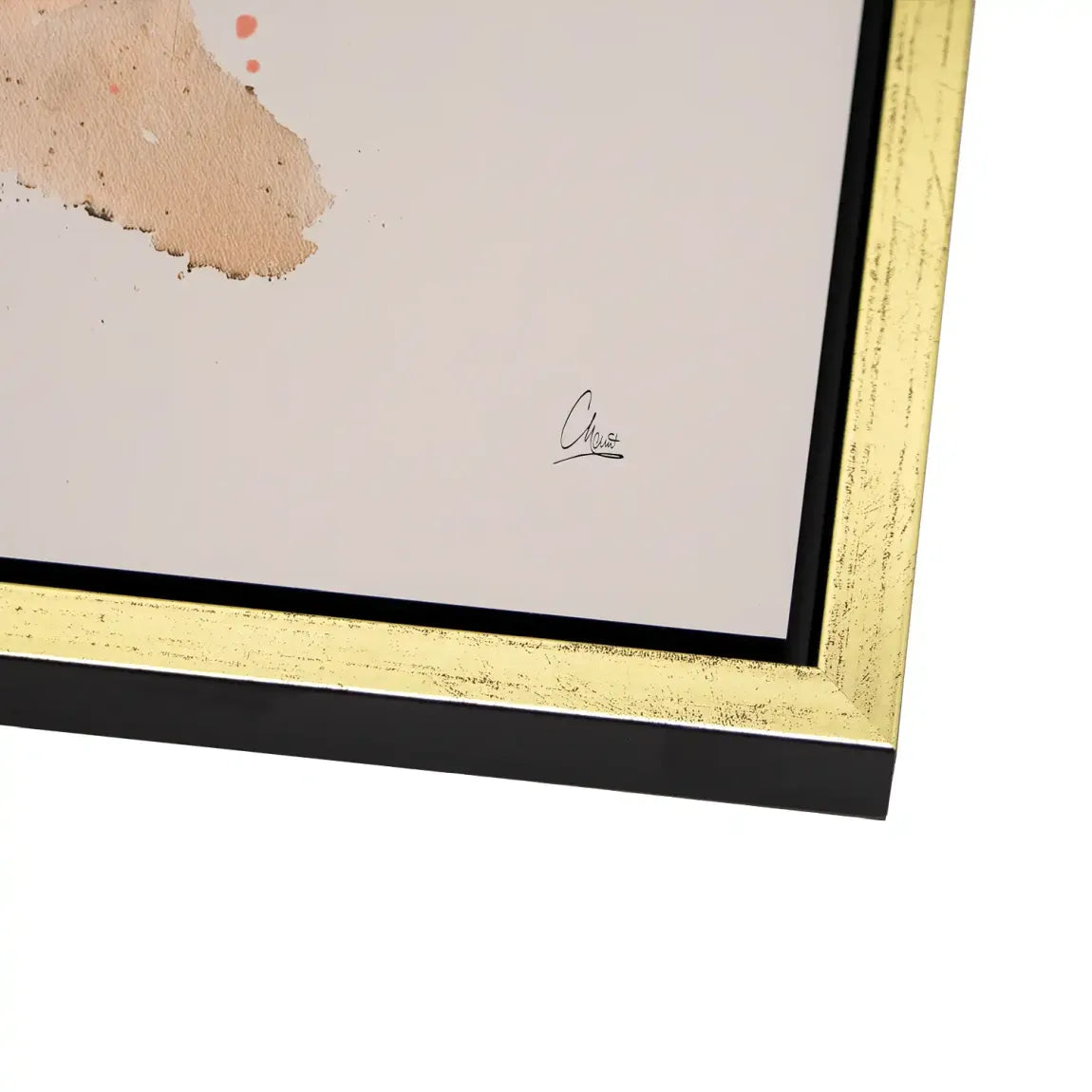 Amber Flow Alu Dibond Bild