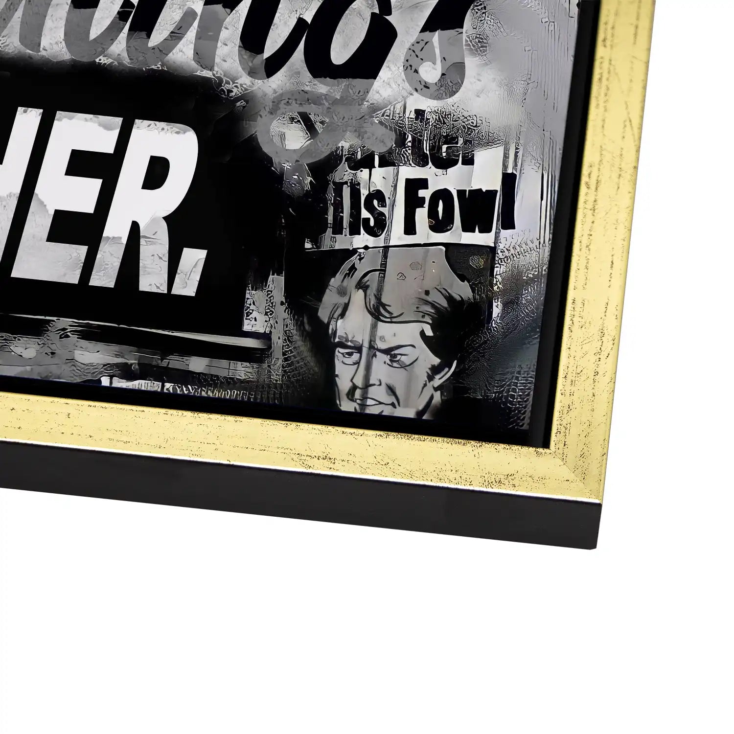 Micky & Minnie Gangster Modern Style AluDibond Bild INGALERIE