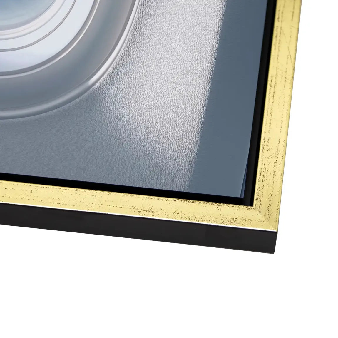 Flugzeugfenster Horizont Alu Dibond Wandbild