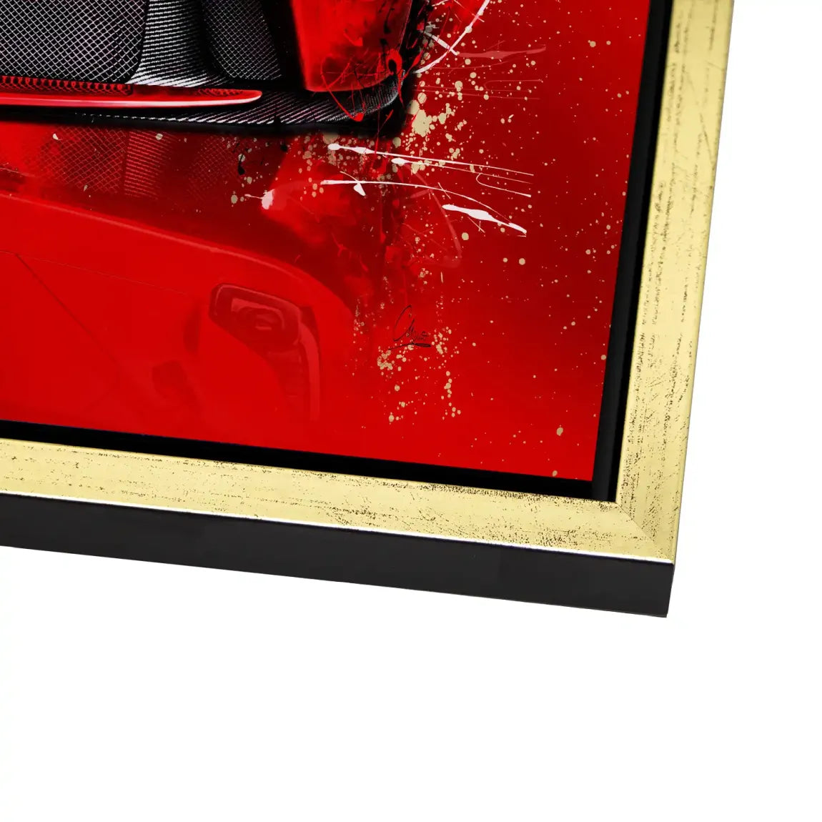 Red Velocity La Ferrari AluDibond Bild