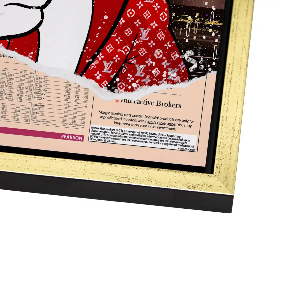 Dagobert Financial Times Alu Dibond Bild