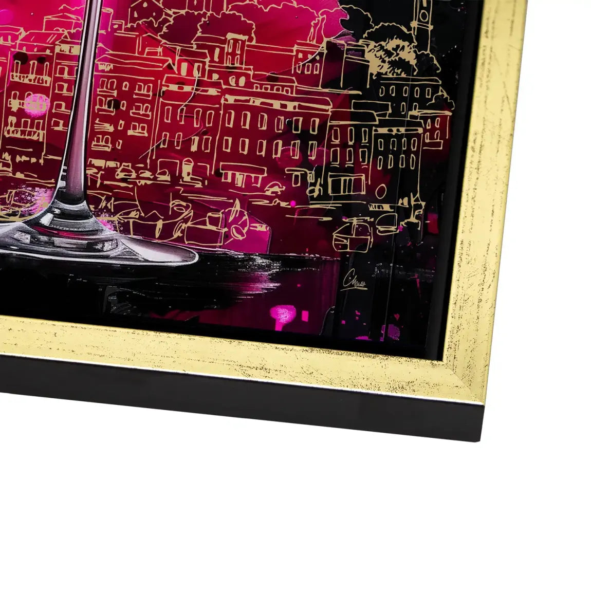 Velvet Royale Champagne Alu Dibond Bild INGALERIE