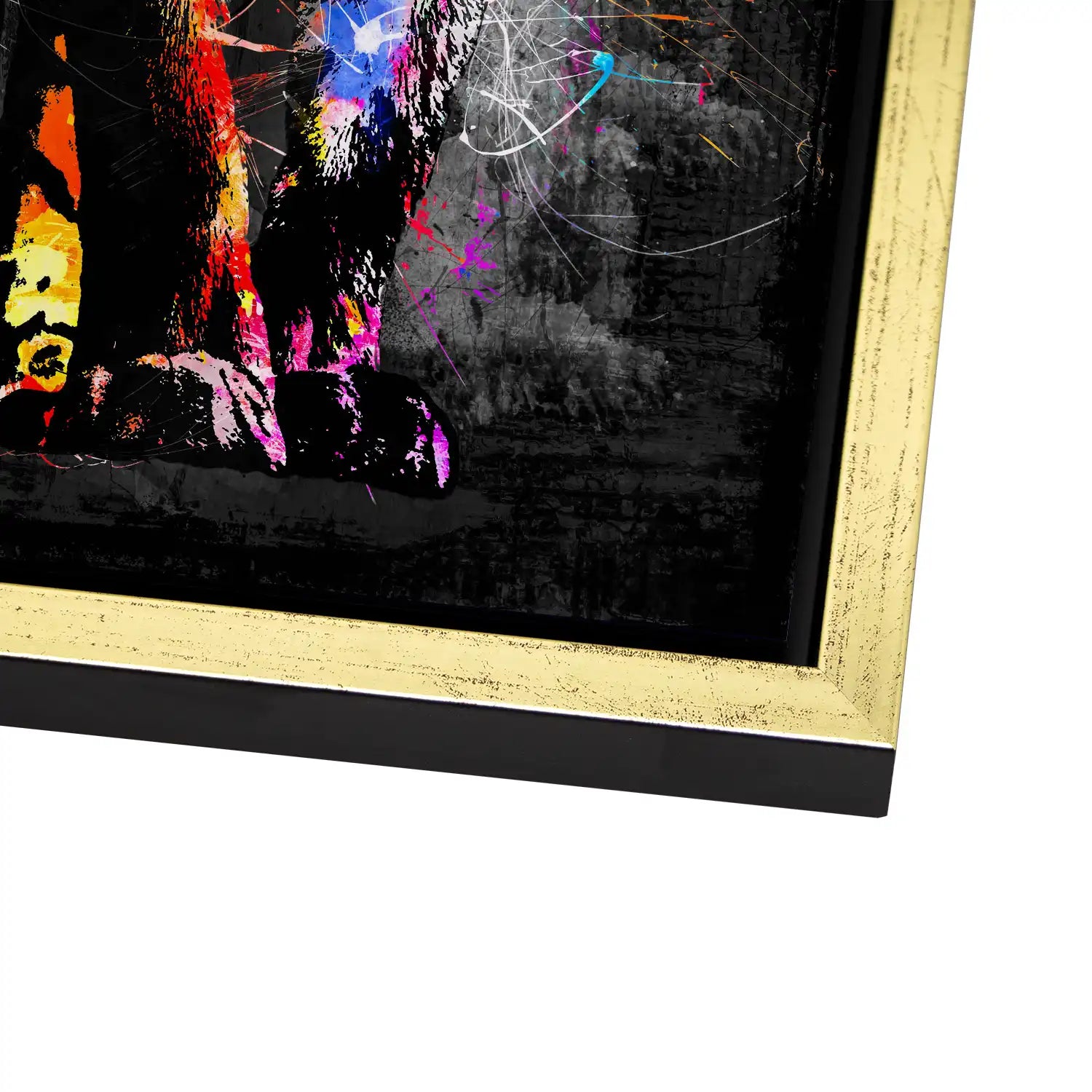 Tiger Abstrakt Color AluDibond Bild INGALERIE