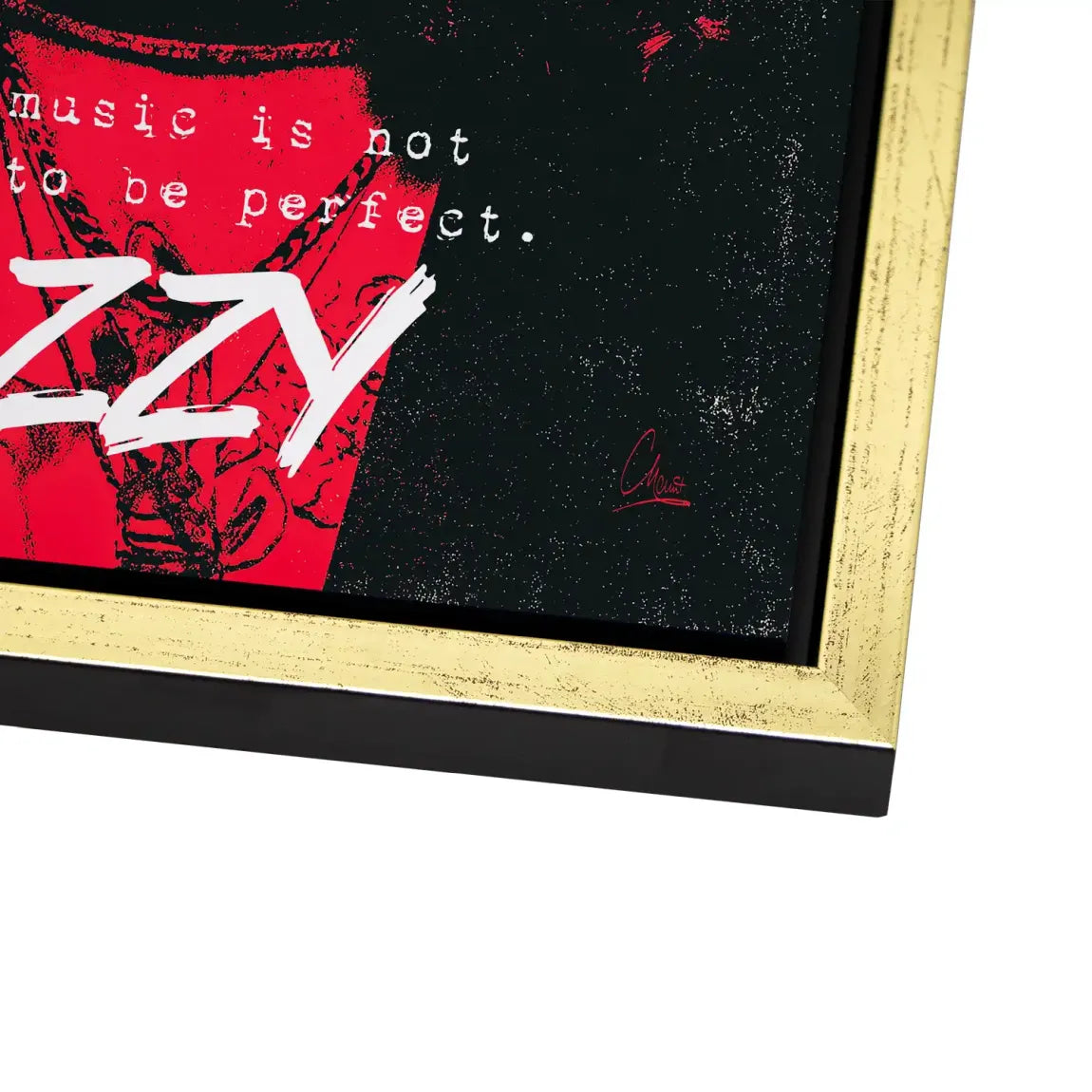 Ozzy Rock Spirit Alu Dibond Bild
