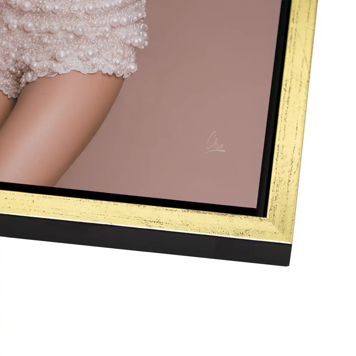 Marilyn Monroe Ice Pearl Alu Dibond Bild