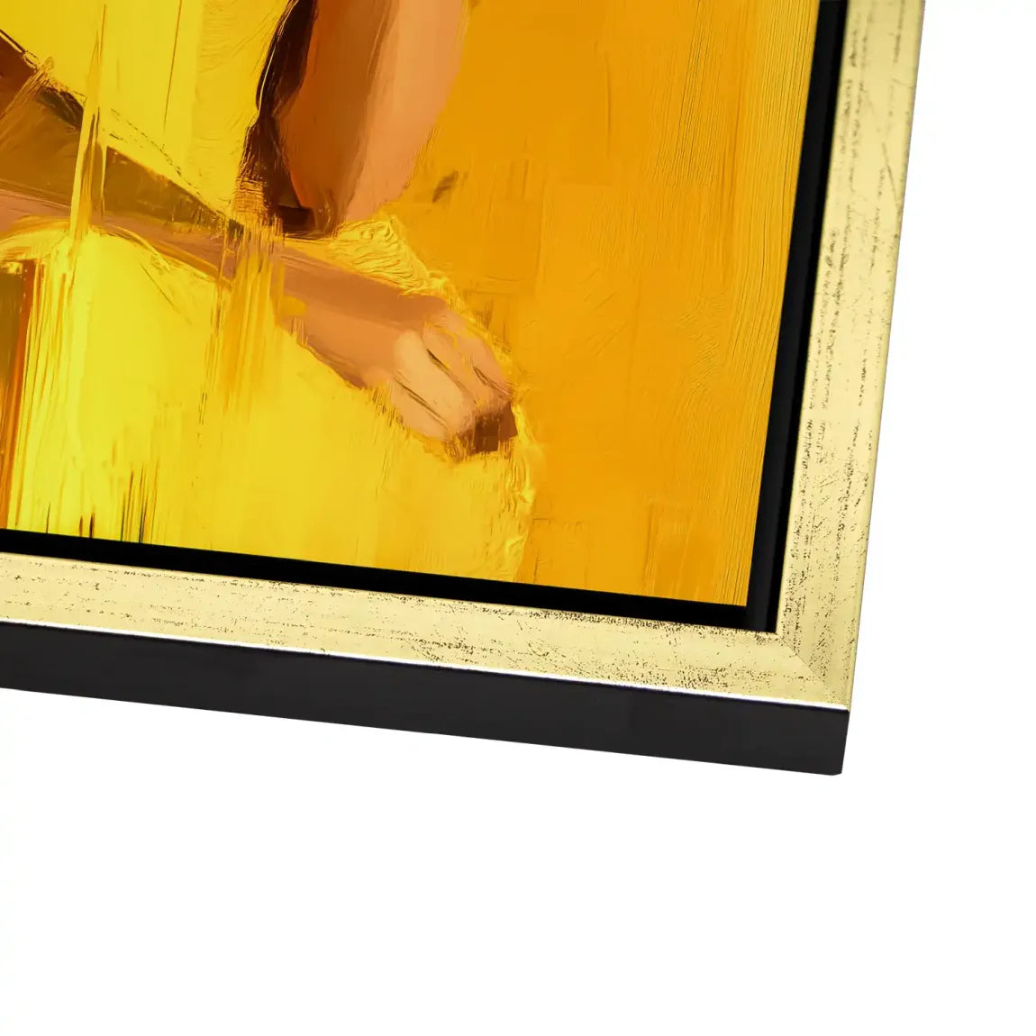 Amber Velvet Elegance Alu Dibond Bild INGALERIE