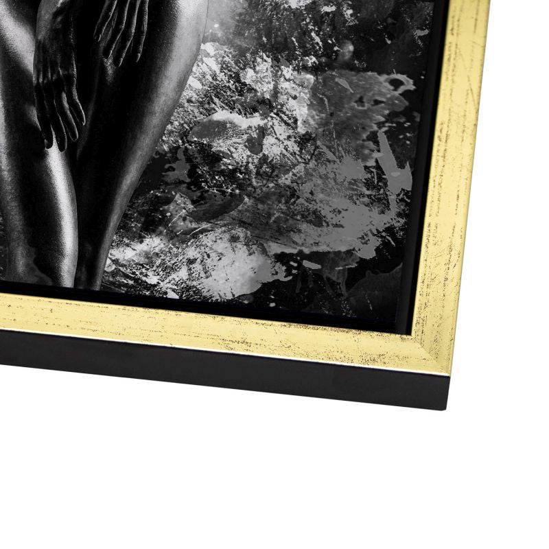 Black Angel Abstrakt AluDibond Bild INGALERIE