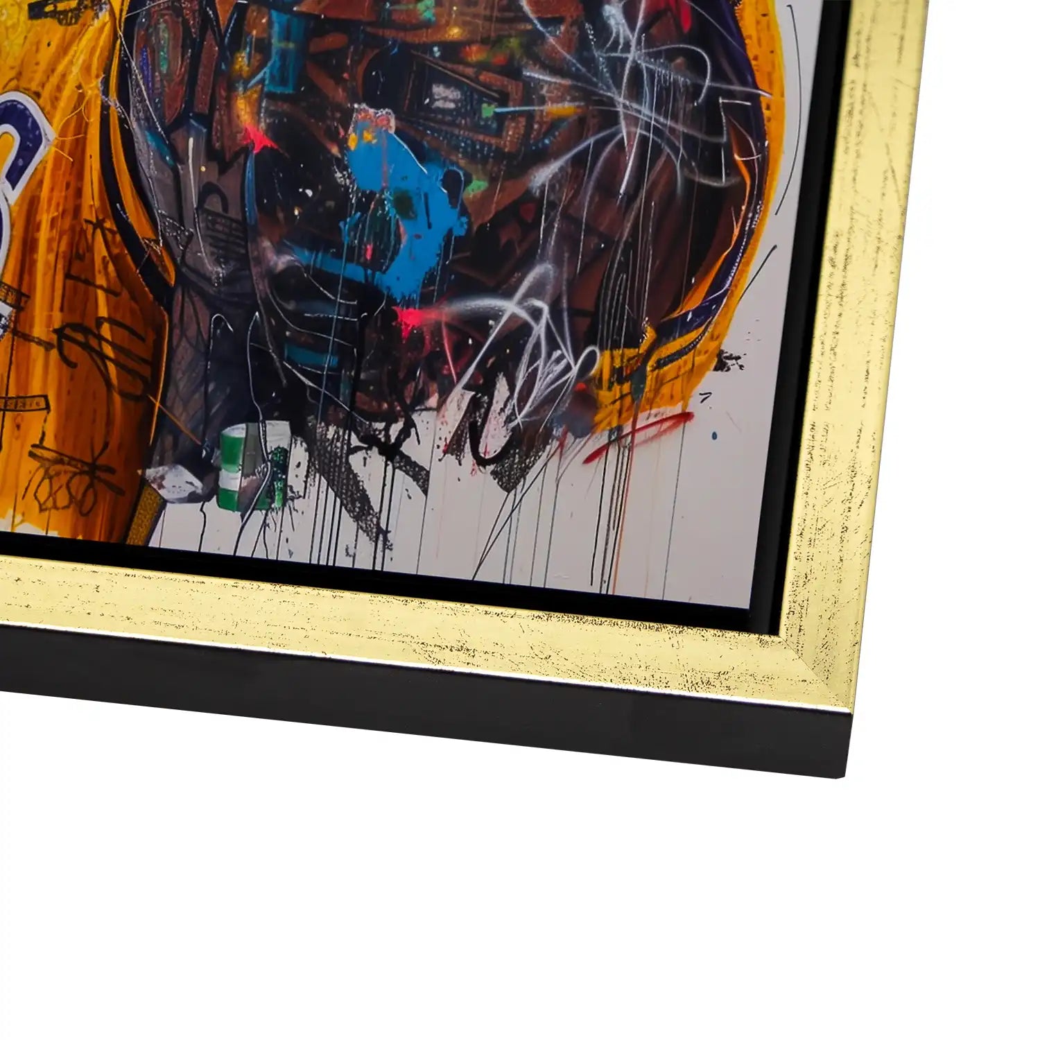 Kobe Basketball Graffiti AluDibond Bild INGALERIE