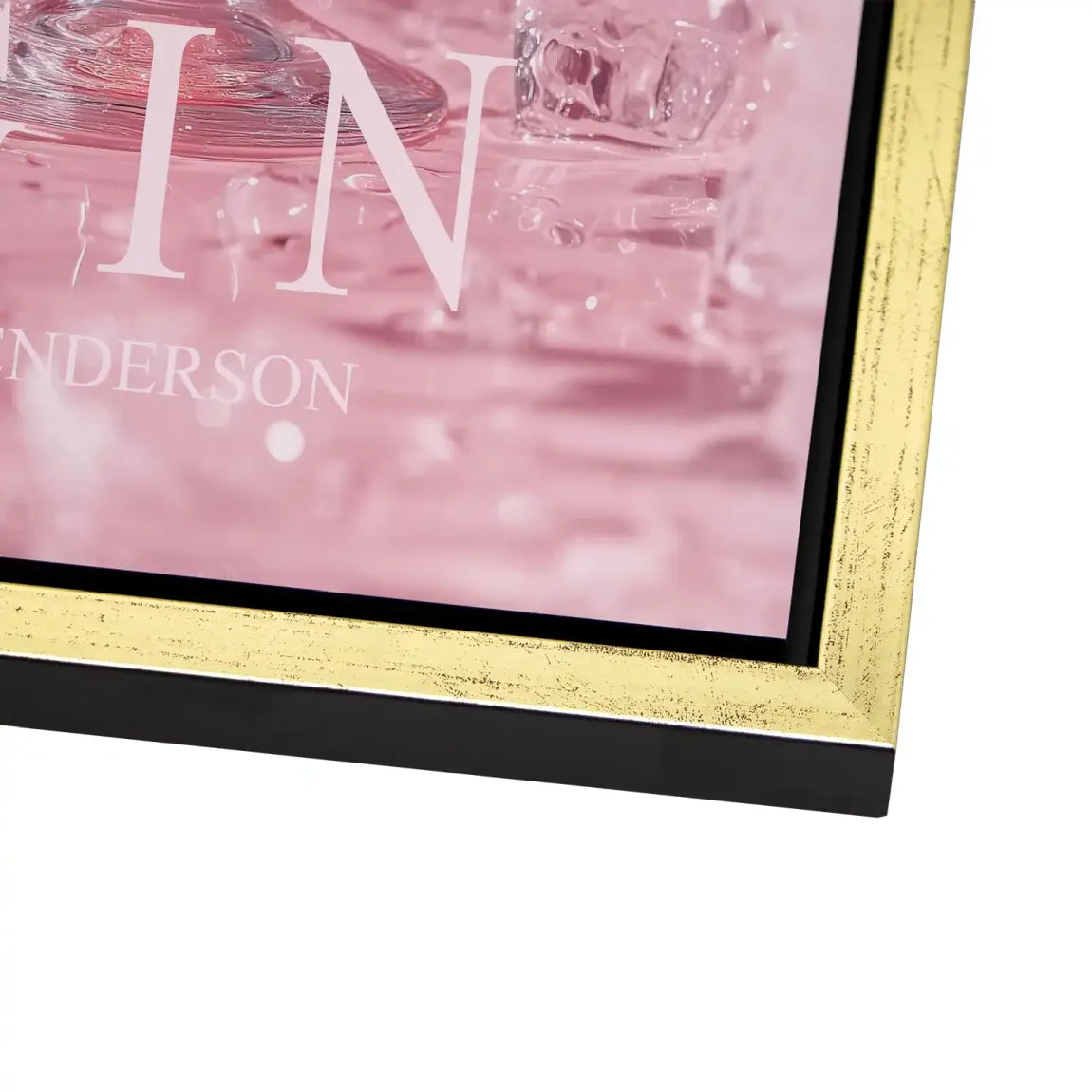 Gin Rosé Alu Dibond Bild