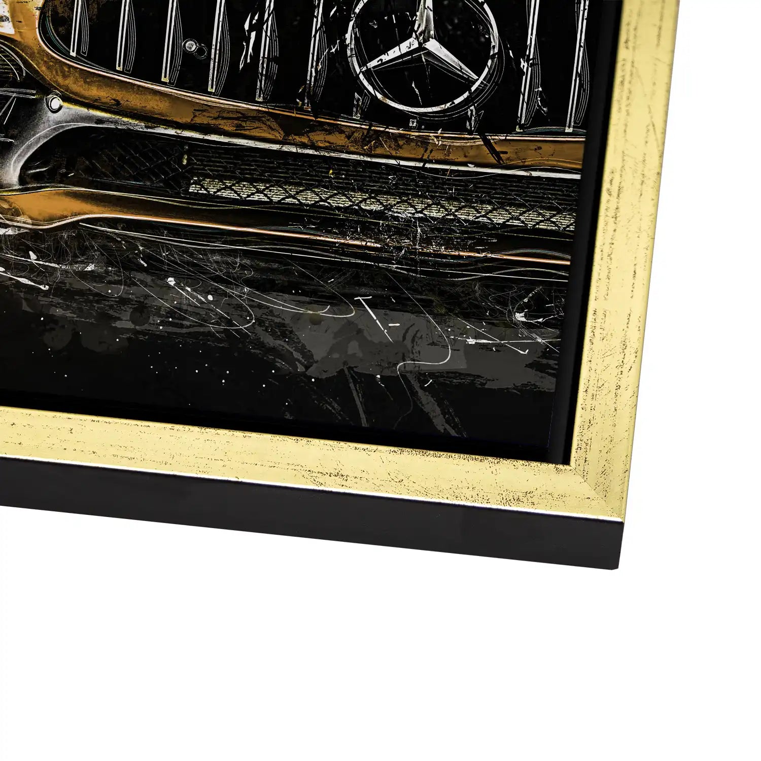 Mercedes AMG GT Modern Art AluDibond Bild INGALERIE