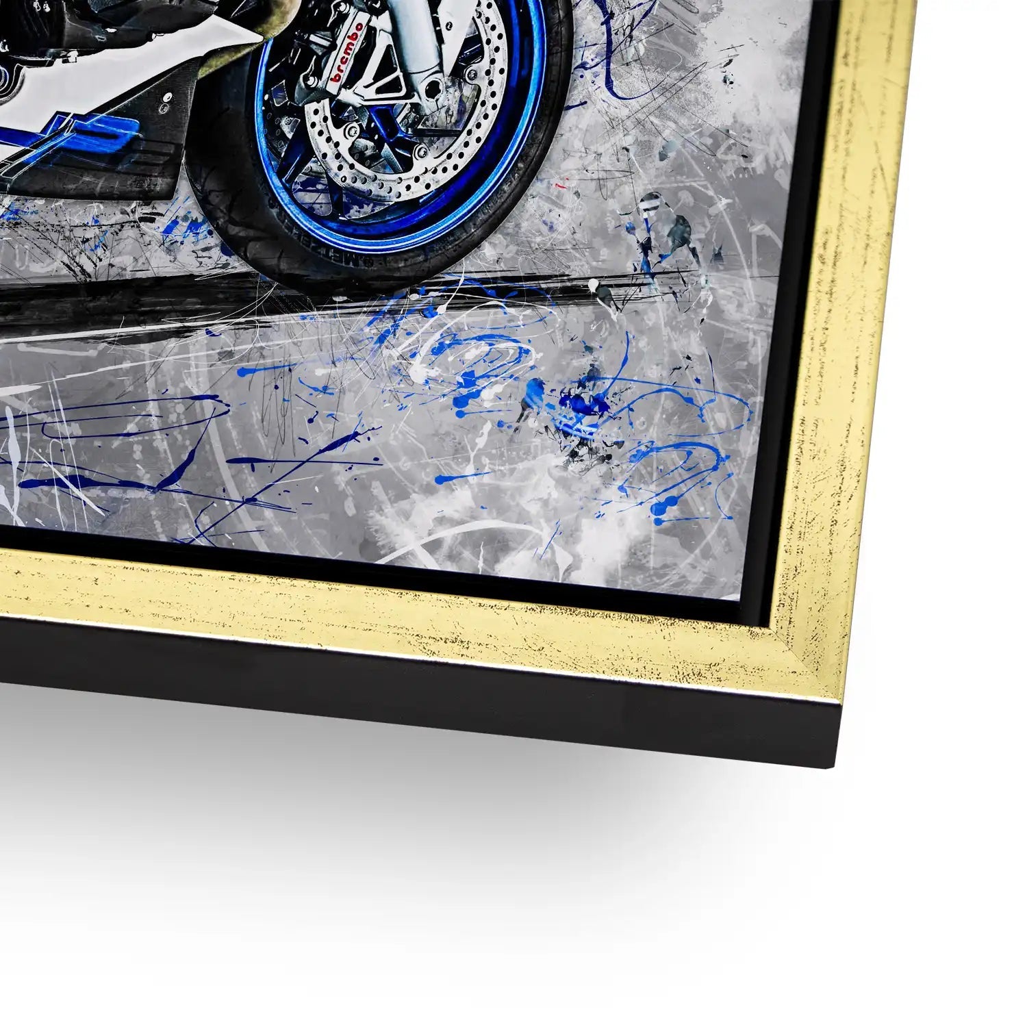 BMW HP2 Abstrakt Art AluDibond Bild INGALERIE